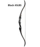 3 Color 30-50 lbs Metal Riser Recurve Bow 56 inch Hunting Bow Brace Height Traditional Long Bow Hunting