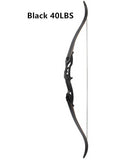 3 Color 30-50 lbs Metal Riser Recurve Bow 56 inch Hunting Bow Brace Height Traditional Long Bow Hunting
