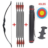 30/40lbs Professional Bow and Arrow Archery Recurve Bow Hunting Outdoor Sports Shooting Game Suitable for left and right hands