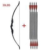 30/40lbs Professional Bow and Arrow Archery Recurve Bow Hunting Outdoor Sports Shooting Game Suitable for left and right hands